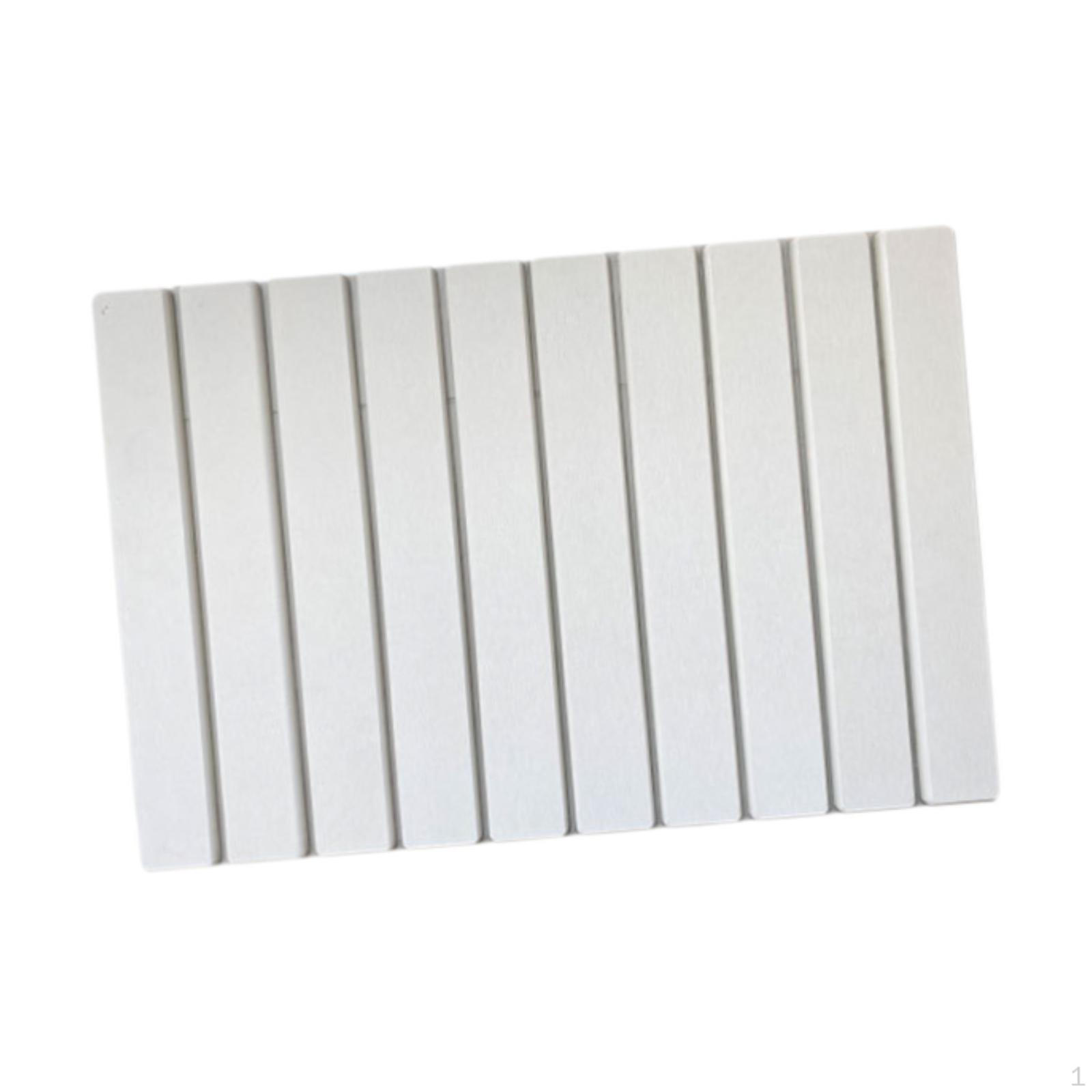 

Коврик для сушки посуды из диатомита для хранения на кухне белый