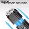 LED High Light Remote Flashlight USB Charging Telescopic Zoom Flashlight Outdoor Portable Small Flashlight