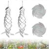 Pack of 6 Reflective Rotator Bird Repellent Spiral Reflectors Hanging Reflective Bird Repellent Device Deterrent Birds