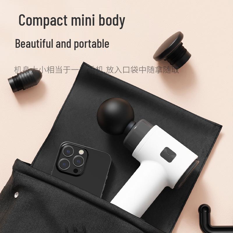 Mini Fascial Massage Gun: Silent, Multifunctional Muscle Relaxer with Modified Head for Professional-Grade Neck and Fitness Therapy