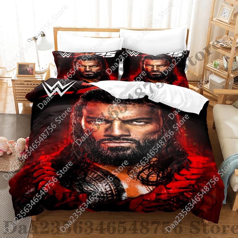 Comforter Lightning Jey Uso Bedding Set Single Twin Full Queen King Size Bed Set Adult Bedroom s Wwe 2K25 Bed