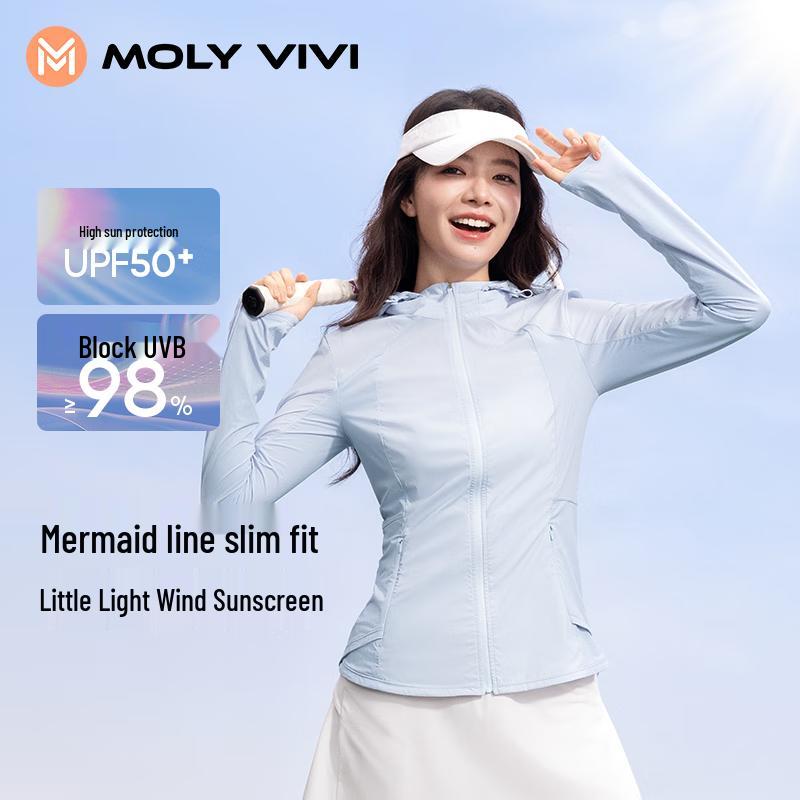 

MOLY VIVI Women s Slim Fit Cooling Sun Protection Hoodie