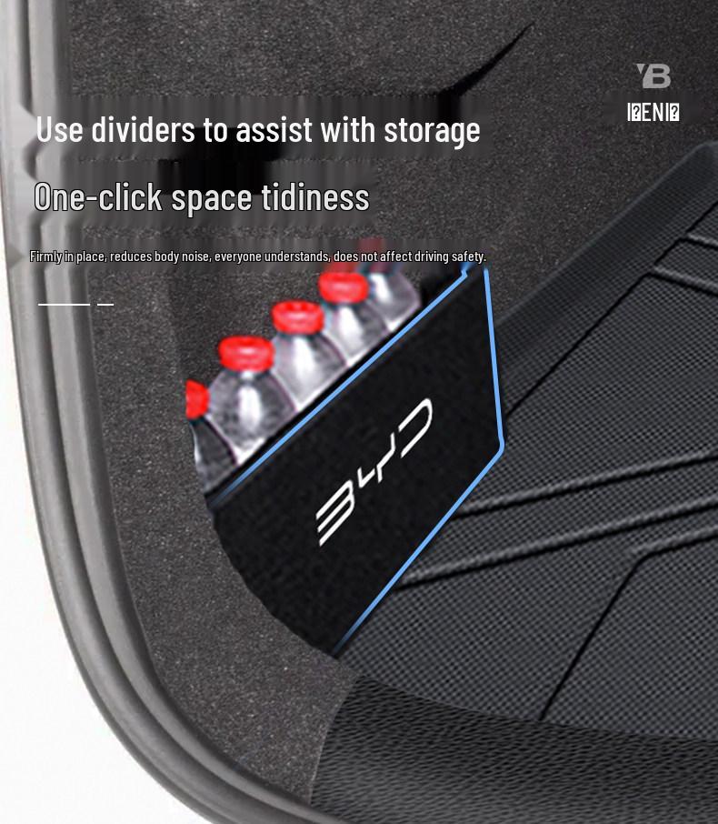 2025 BYD Seal 06 EV TPE Trunk Mat - Car Interior Accessory
