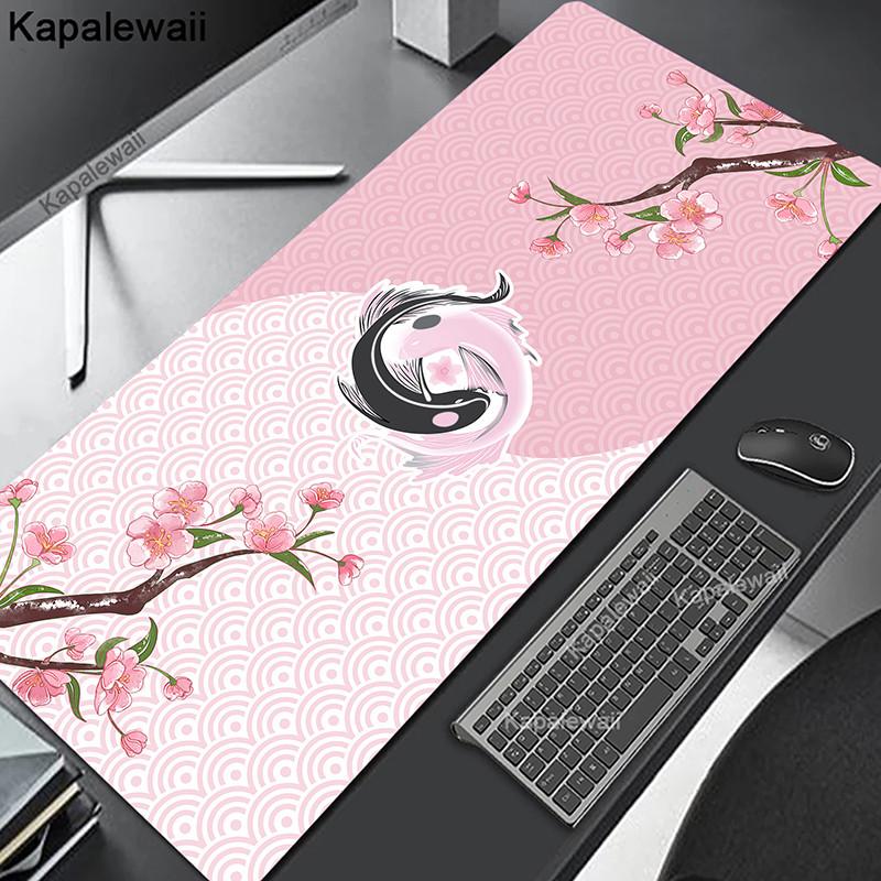Comouter Mouse Pad Large Sakura Mousepads Office Deskmat XXL Table Carpet Natural Rubber Mousemat Keyboard Mats xcm Mousepad