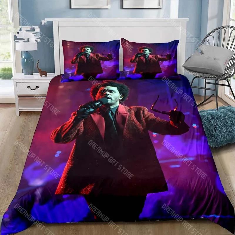 Xo The Weeknd All Season Twin Bedding Set 3 Piece Comforter Set Bed Duvet Cover Double King Bedding Set