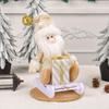 1Pc Christmas Santa Claus Elk Sleigh Doll Window Display Ornaments, for Living Room Window Glass Door Christmas Tree Decoration