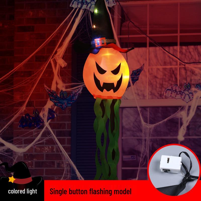 Halloween LED Witch & Ghost Hat String Lights - Festival Party Decoration Props
