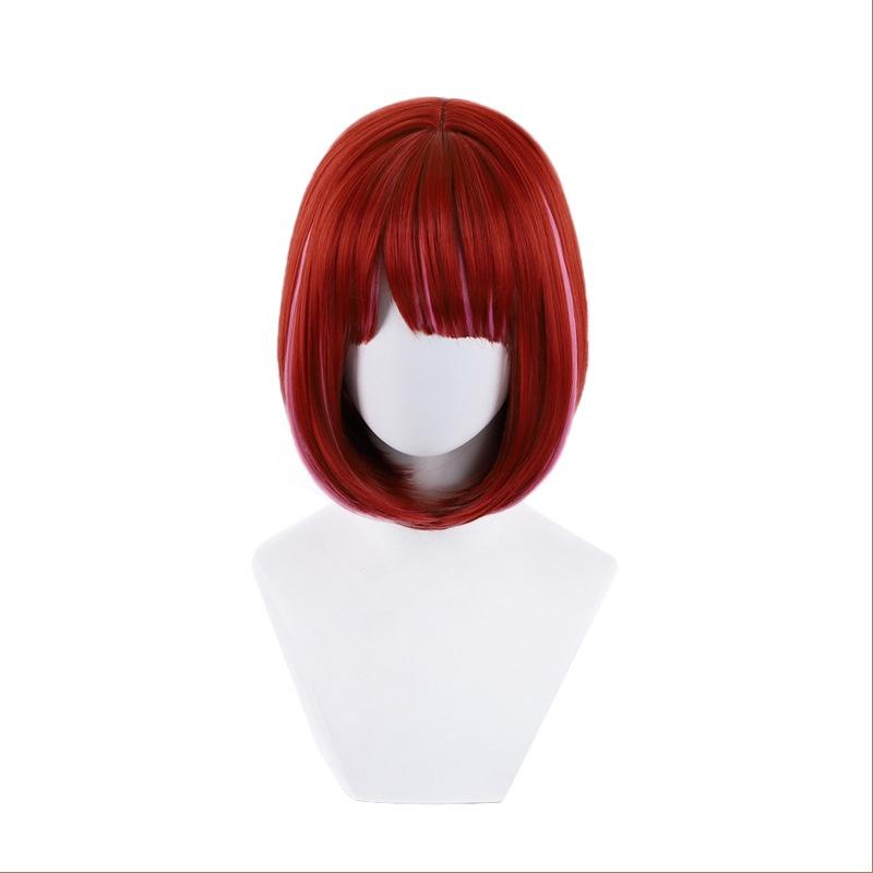Mancheng Short Synthetic Scalp Top Cosplay Wig For Horse Kanai Costume