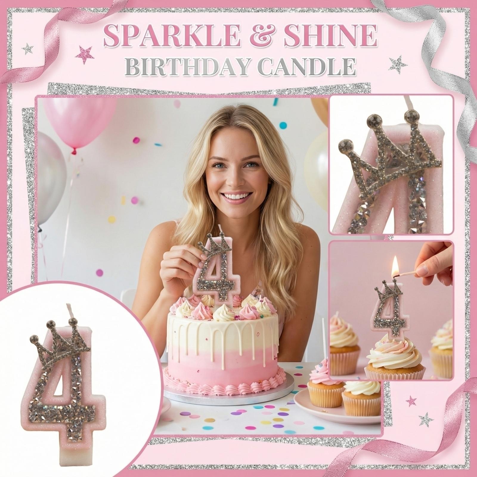 Модные Мультяшные Креативные Свечи на День Рождения Вечеринка Цифровые Свечи