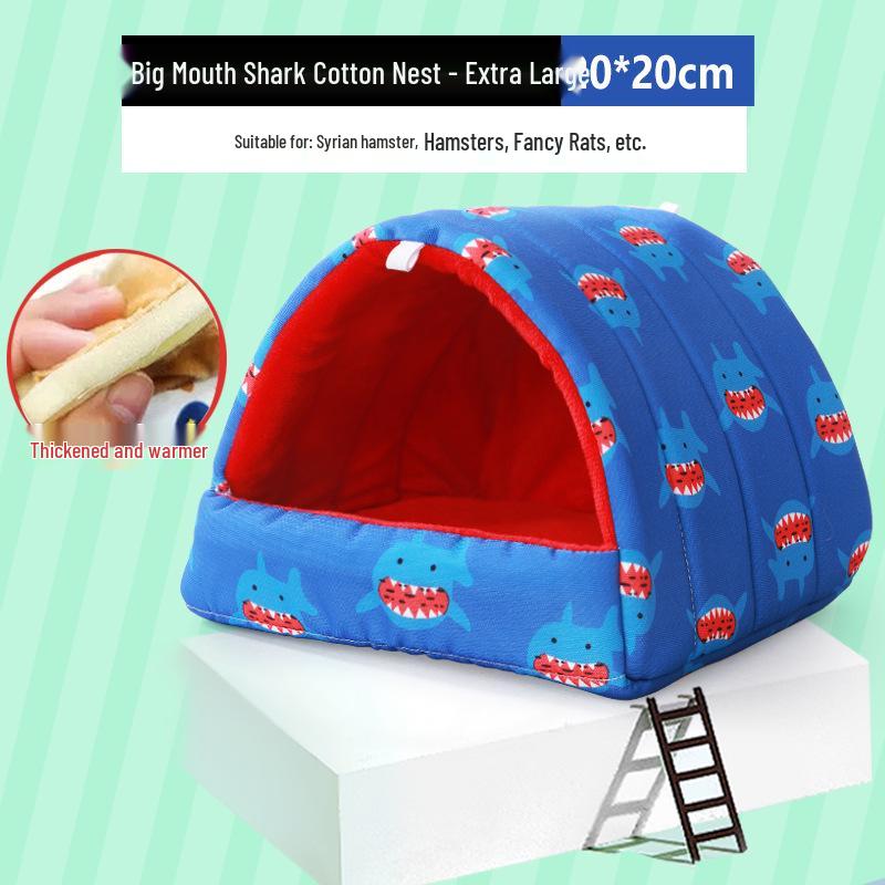 Winter Warm Cotton Nest for Small Pets: Hamsters, Chinchillas, Hedgehogs, Squirrels & Rabbits