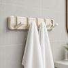 Fold Flat Coat Rack Over The Door Hanger Hooks Foldable No Drilling Adhesive
