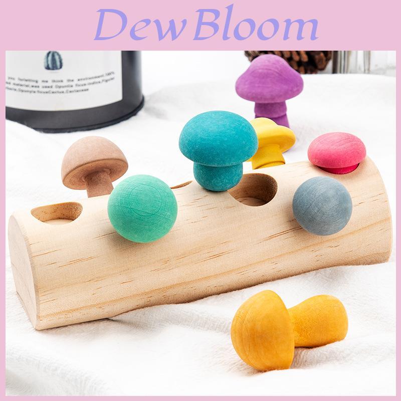 Wooden Mushroom Picking Game For Kids With Diy Fun And Focus Training