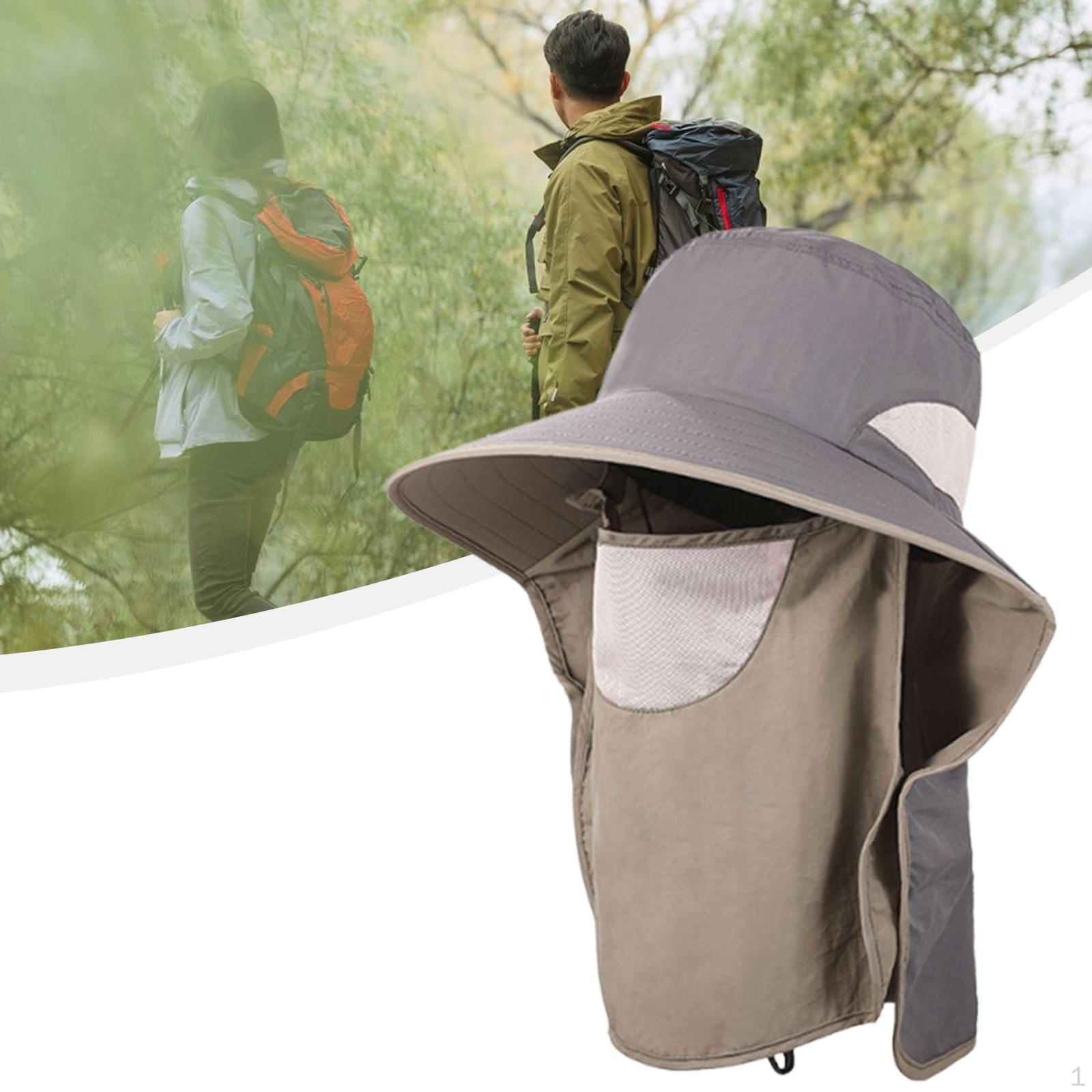 

Рыбацкая шляпа с защитой шеи, шляпы-ведра, кепка для защиты от солнца для пеших походов, велоспорта