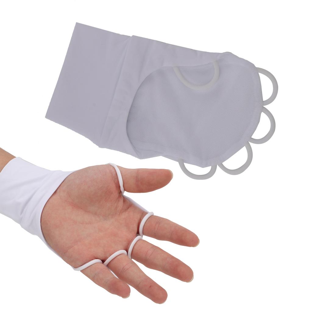 Elastic Golf Half Finger Glove Men Women Ice Silk Sunscreen Sun UV Hot Gloves ProtectorL Left Hand