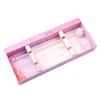 Girly Heart Star Pink Glass Stirring Stick Gift Box Glass Stick Stirrer Glass Stirring Rod Round Stir Stick Shiny Glass Stick