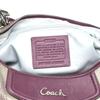 COACH Op art Handbag leather Brown Women F20031 Used