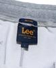 LEE Sweat One-Tuck Wide Pants Gray