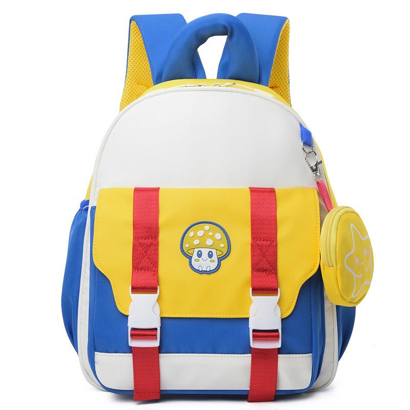 Kids Girl School Bag With Cute Anime Pattern And Ergonomic Shoulder Straps For Preschool