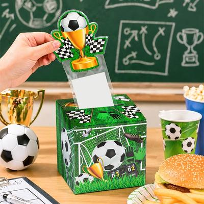 Football Surprise Gift Box Decoration Creative Gift New Team Celebration Party Cash Box, Football Theme Party Decoration