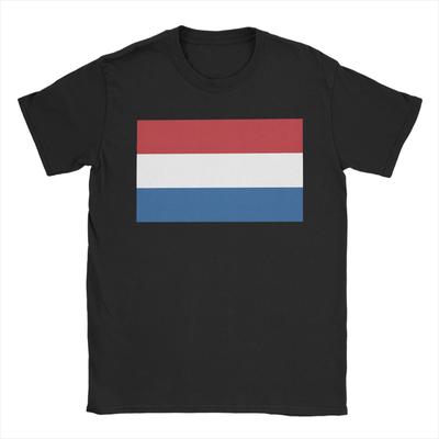 Camiseta Vintage Países Bajos Bandera Holandesa Camisetas de Algodón Camiseta Hip Hop para Unisex Verano Ropa Genial Personalizada de Manga Corta