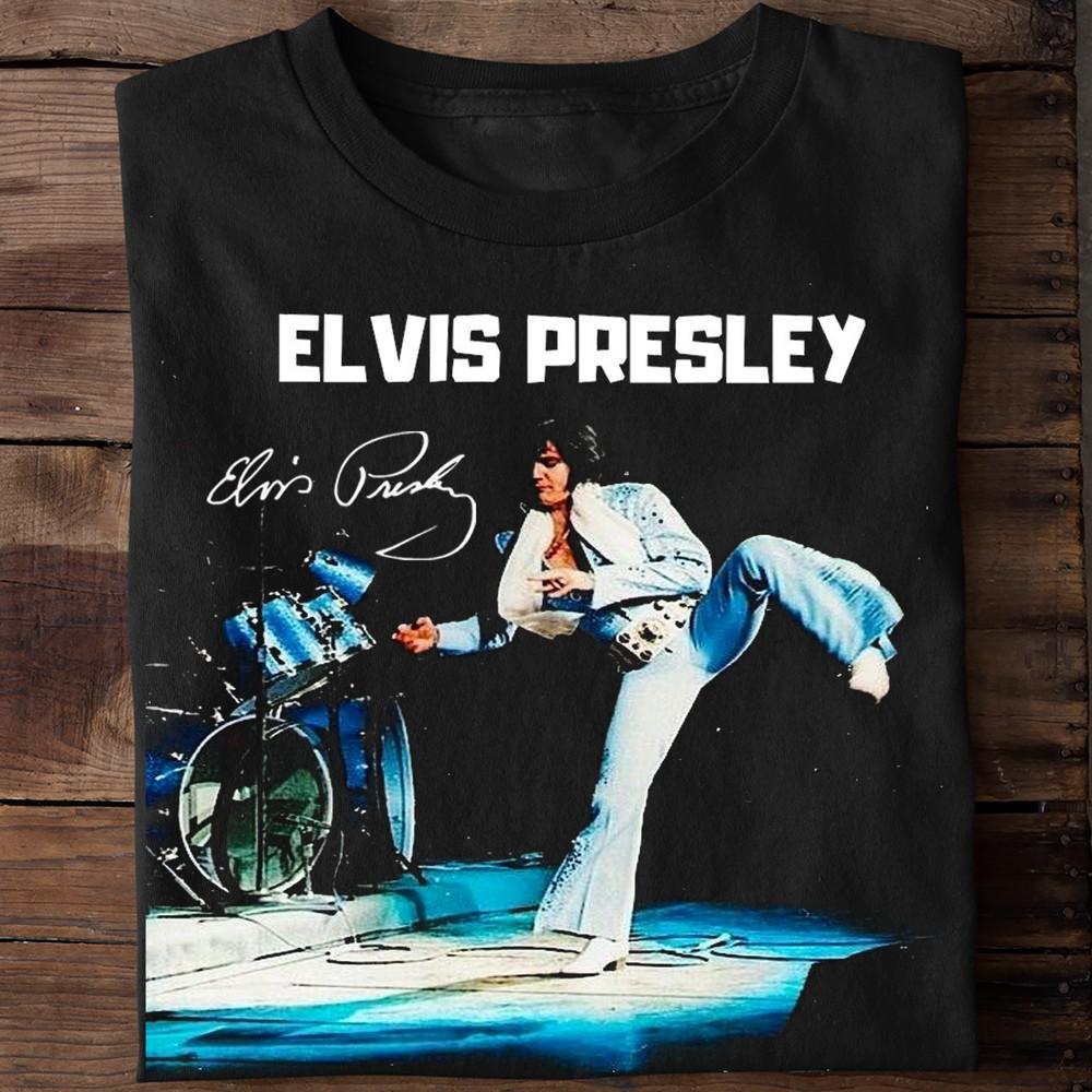 Rare Elvis Presley 1977 Cotton Collection Gift For Fan Unisex Tshirt Unisex T-Shirt L