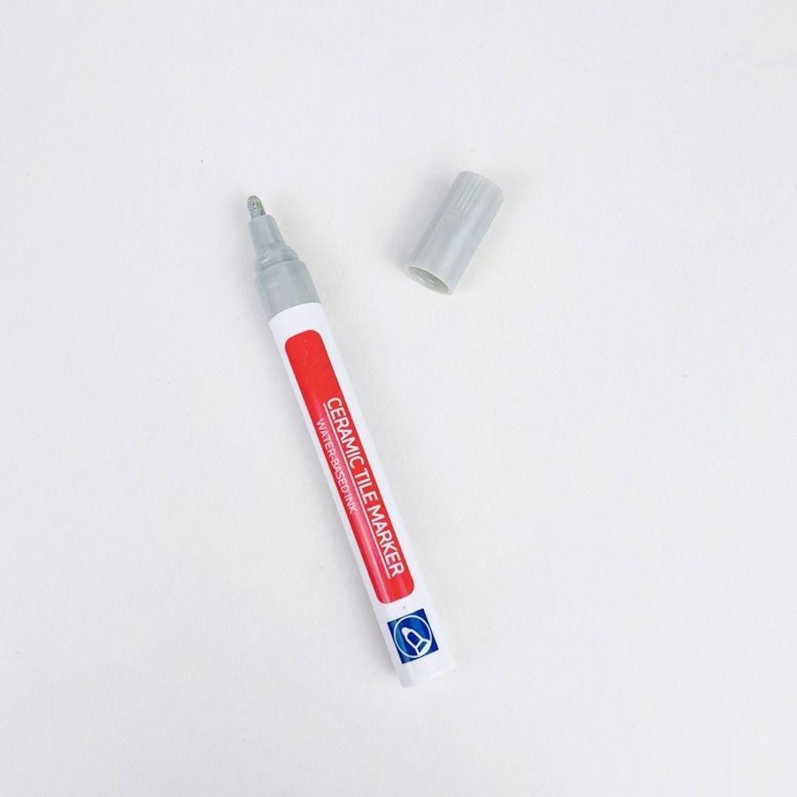5Pcs Waterproof White Wall Tile Marker Pen Grout Restorer Gap Repair for Bathroom Floor Seam Paint Filling Construction Tools