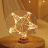 Battery / USB Powered Romantic LED Desk Lamp for Living Room Office Decorative