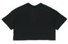 Puma CLASSICS Crop Tops Women's Black Crew Neck Moderate 532639-01
