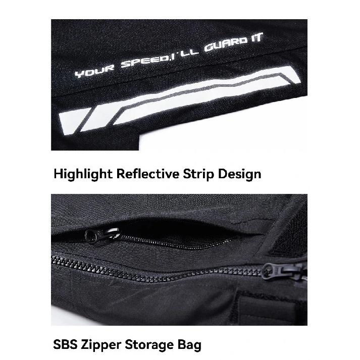 SULAITE Men's Motorcycle Pants Quick Release Winter Warm Quick Take Off Trousers Built in CE Protectors Water Repellent Pants
