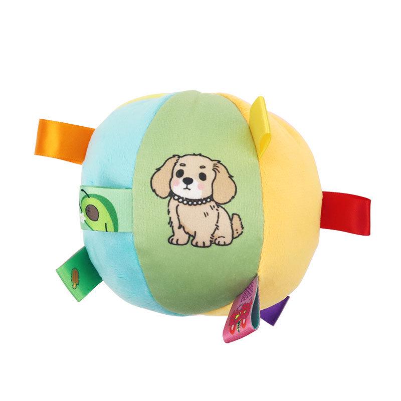Plush Rattle Ball Toy for Dogs - Cute Sounding Toy To Relieve Puppy Boredom