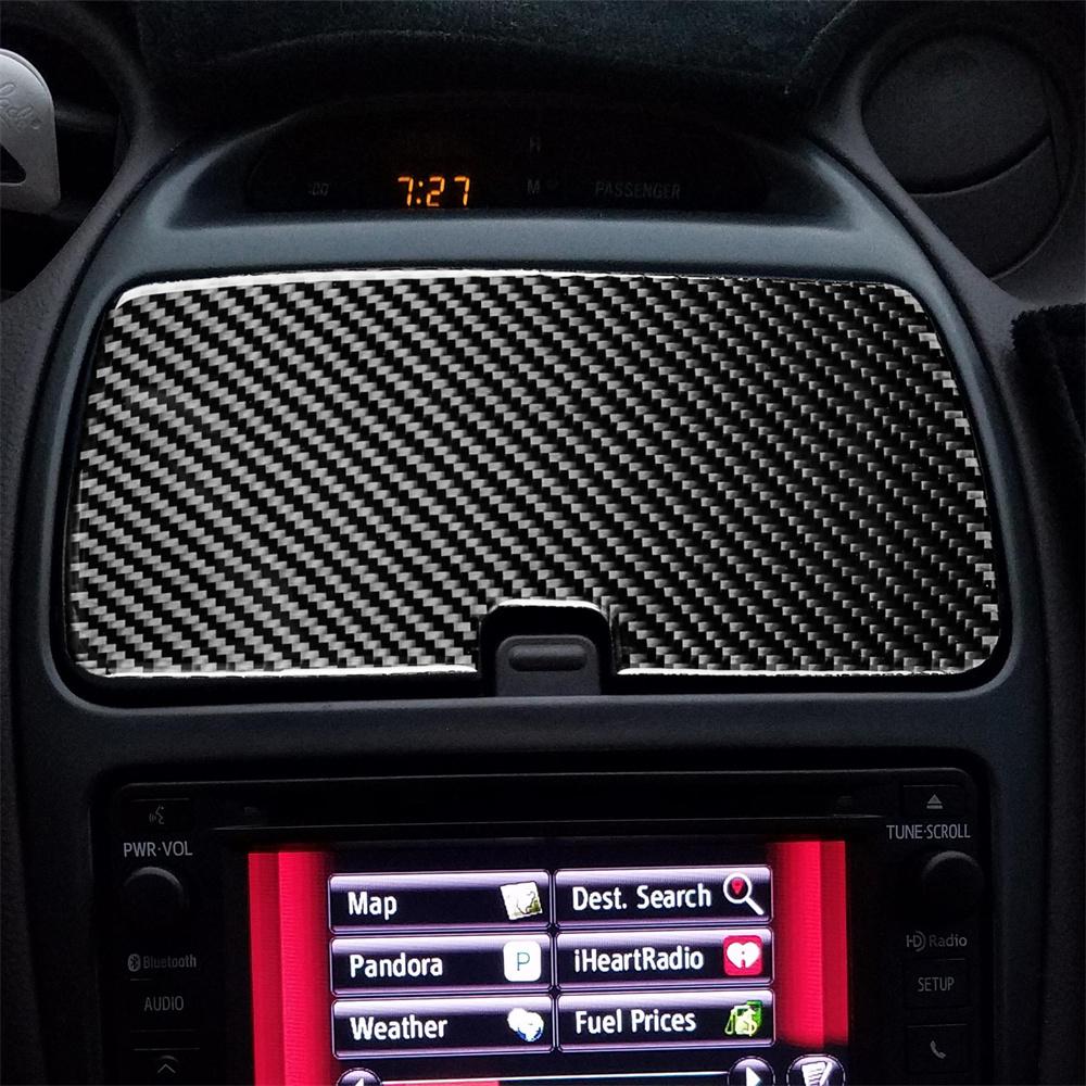 Carbon Fiber Dashboard Storage Box Cover Trim Sticker For Toyota Celica 2000-05