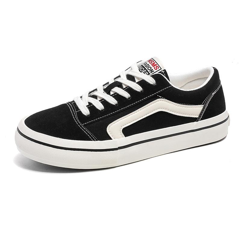 Hot Sale Classic Red Men Canvas Shoes Fashion Lace-up Mens Canvas Sneakers Hip Hop Skateboard Casual Shoes Men Vulcanized Shoes