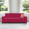 3 Seater Sofa Burgundy 220 X 78 X 84 Cm Velvet