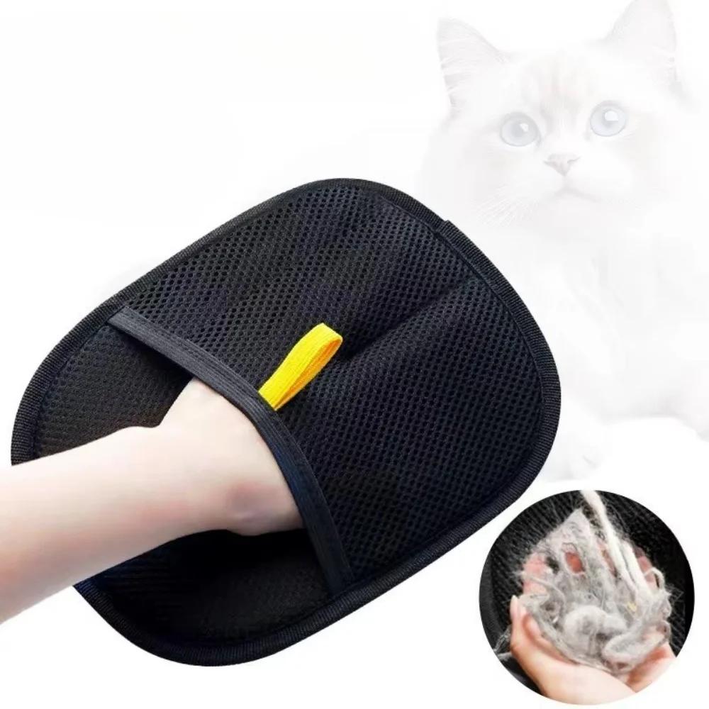 1PC Pet Hair Remover Mitt Pet Hair Remover Gloves Deshedding Brush Glove for Dog Cat Rabbit with Long/Short/Curly Hair