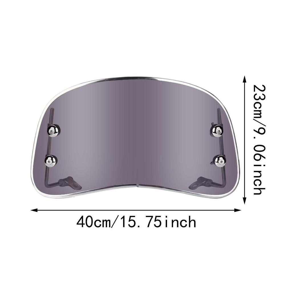 Motorcycle Windshield Electric Bicycles Easily Install High Performance Windproof Premium Replacement Motorbike Wind Deflector