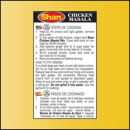 Shan Chicken Masala,  50 G, 3 Pack