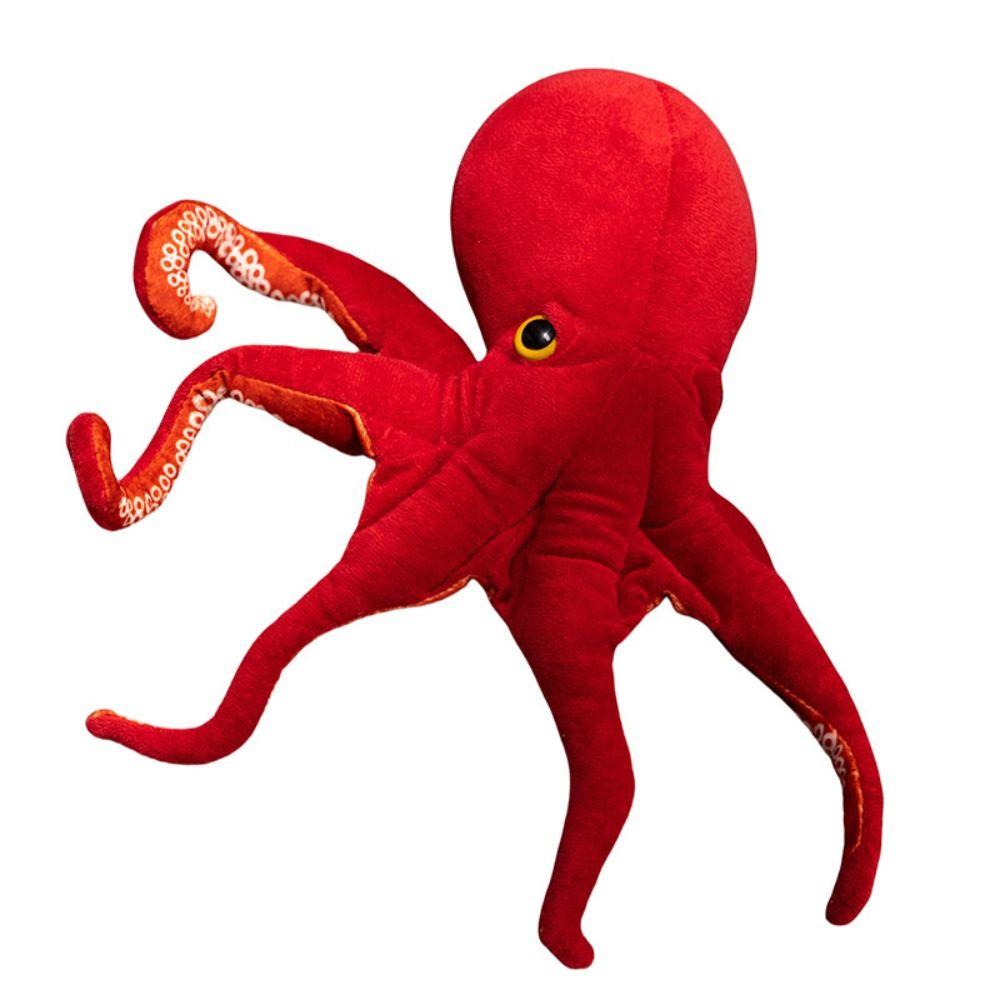 Simulation Red Octopus Dolls Realistic Stuffed Octopus Octopus Plush Toy  Kids Toy