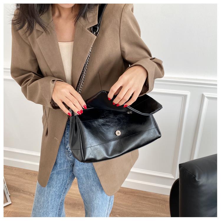 High Quality Large Capacity Handbag Womennewest Fashion Diamond Chain Bag Simple Shoulder Bag Messenger Bag Trend