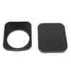Camera Lens Hood Aluminium Alloy Accurate CNC Fine Processing Lens Hood Shade Protector with Cap