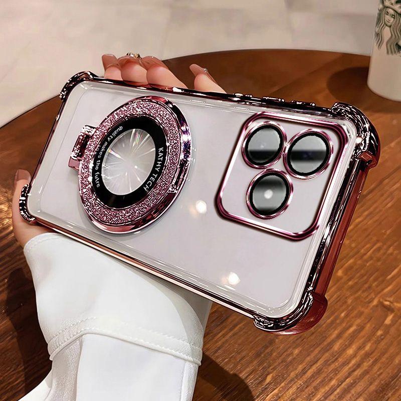 

Realme Note 60 Mobile Phone Case Lens All-inclusive Soft Silicone Airbag Anti-drop Mobile Phone Case Realme Note 60