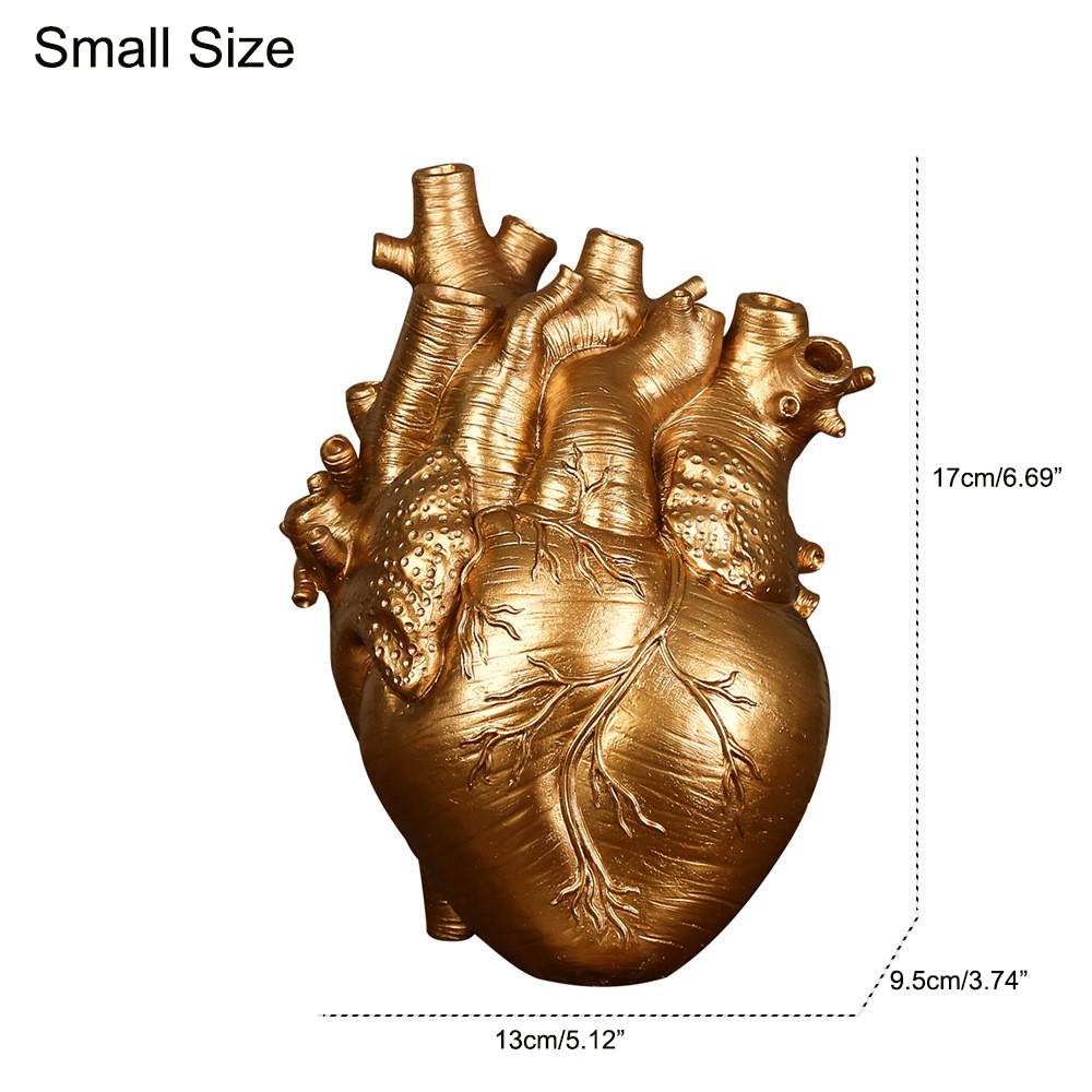 Anatomical Heart Shape Flower Vase Flower Pot Cachepot for Flowers Living Room Decoration Home Decor Ornament Gifts Nordic Decor