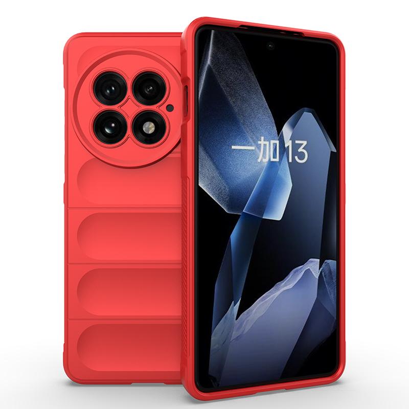 For Oneplus 13 Anti-Shock Silicone Skin Case,Rugger Armor Silicone Back Case For Oneplus 12 11