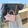 2024 New Style Women's Shoulder Bag Fashionable Street Trendy Pu Small Square Bag