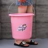 Xinrongda 18L Portable Thickened Red Plastic Bucket