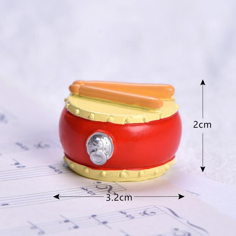 Micro-landscape Resin Decorative Items Simulated Musical Instruments Piano and Guitar Miniature Desktop Ornaments