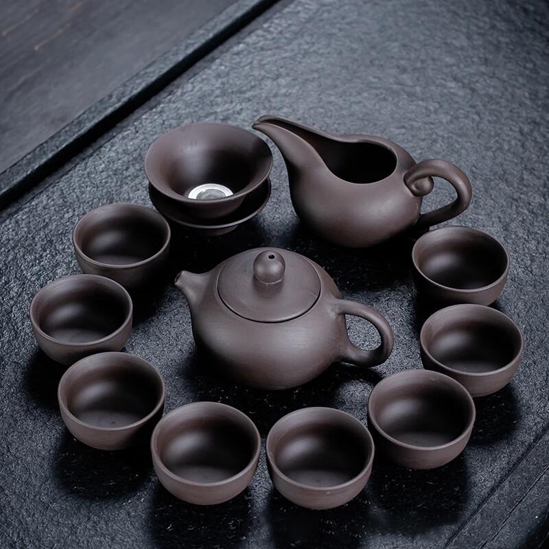 Minimalist Hand-Painted Ceramic Tea Set