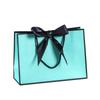 10Pcs Bow Ribbon Gift Paper Bag Portable Reusable Present Wrap Bag Convenient Multi Color Wedding Gift Bag
