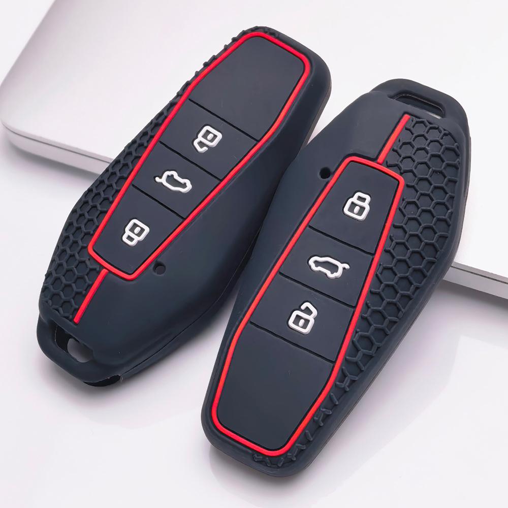 Key Fob Cover for Chery GT iCAR Shuxiangjia EQ7 AIQAR EQ5 EQ3 Anti-Scratch Surface Shockproof Structure Soft Grip Texture Easy Install Design