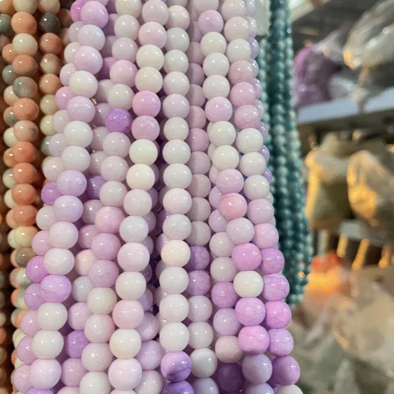 

Бусины из фарфора и стекла цвета нефрита 8 мм для изготовления украшений своими руками 8mm approx. 100 beads/strand