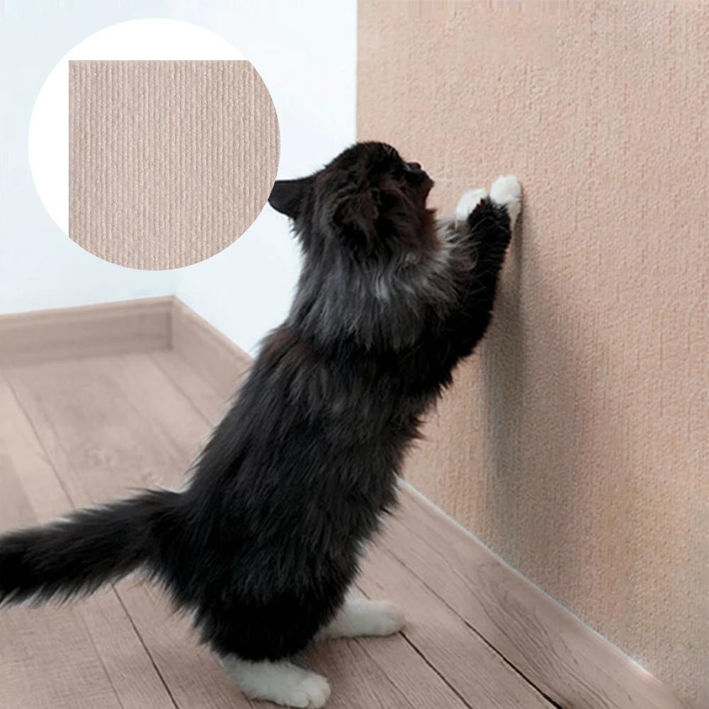 Cat Scratch Mat Wall Sofa Protection Cat Scratch Board Pad Self-Adhesive Cat Paws Sharpen Mat Massage Carpet Furniture Protector